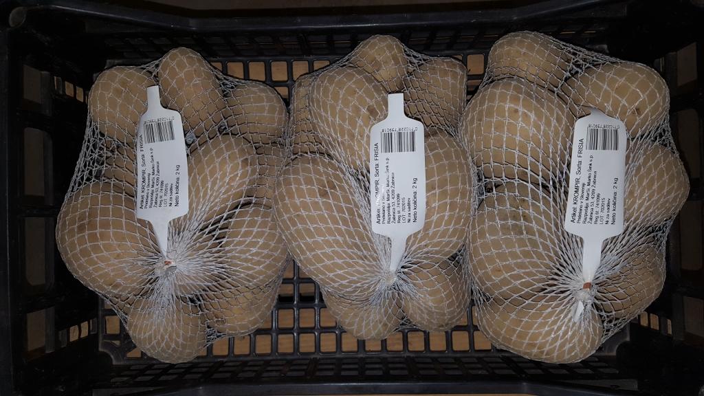 Dobava, dostava, predelava mladega olupljenega krompirja - 02